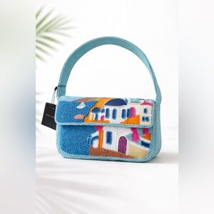 America & Beyond Santorini Beaded Bag NWT